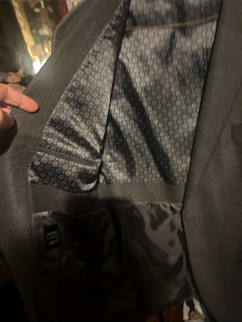 Lauren Ralph Lauren Men's Charcoal Gray Sport Coat